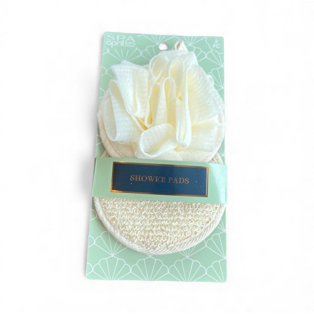Spa Sister Shower Pads with Loofah